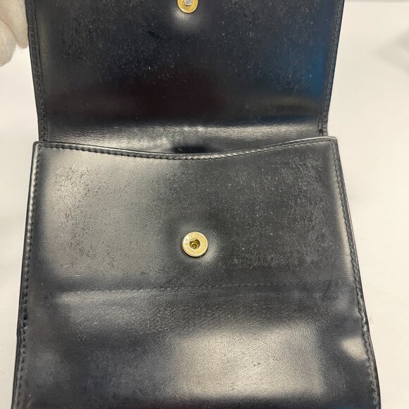 Gucci Vintage Jackie Piston Lock Compact Patent Leather Wallet-Black - Preowned - Picture 14 of 15